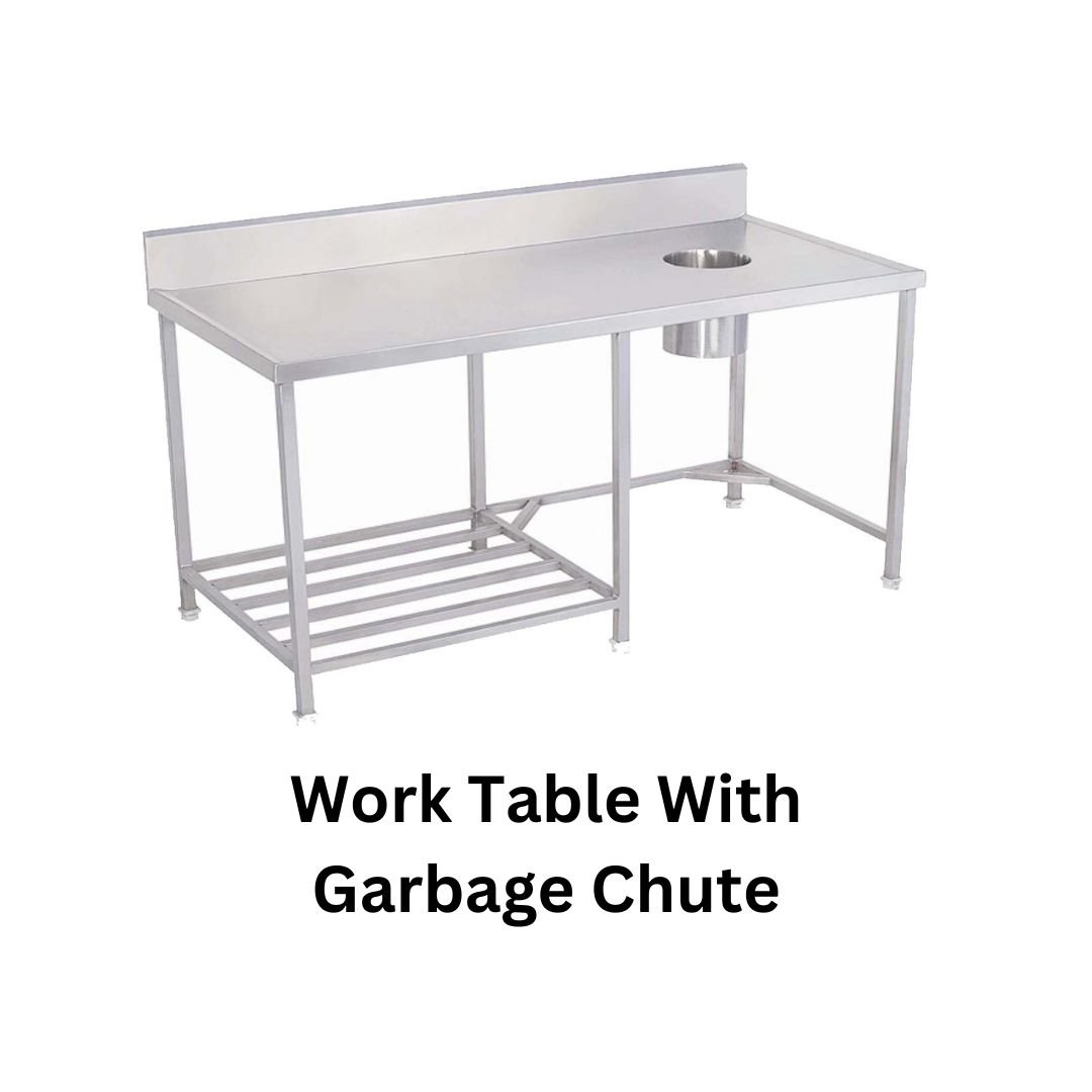 Work Table With Garbage Chute