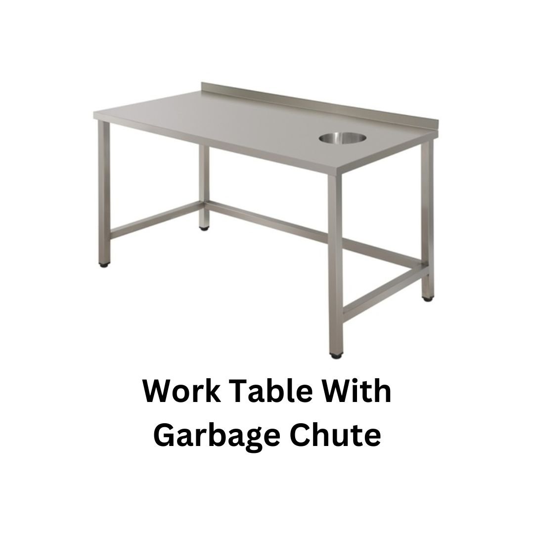 Work Table With Garbage Chute - Image 2
