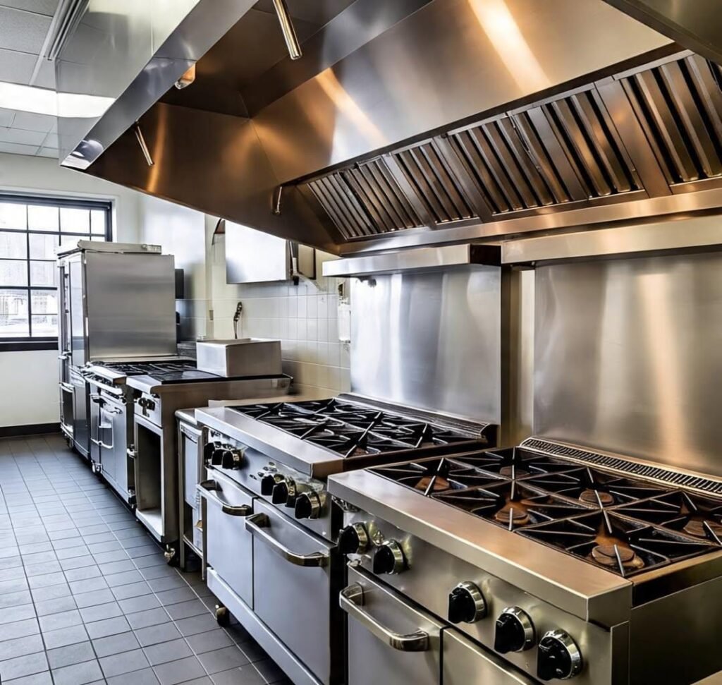 SS Commercial Kitchen Cooking Range