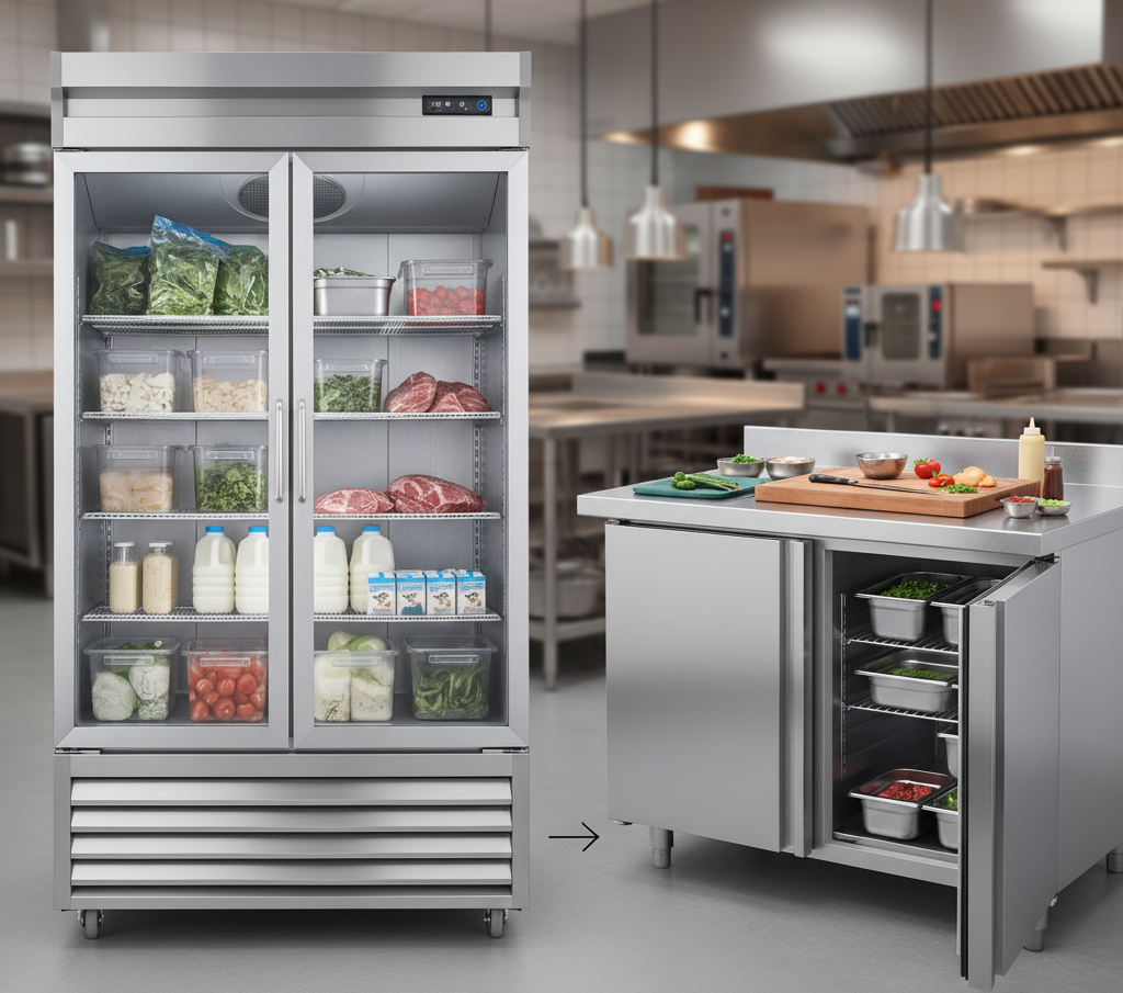 Reach-in vs Undercounter Refrigerators